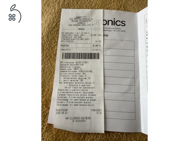 Apple Pencil USB-C (garanciális) 