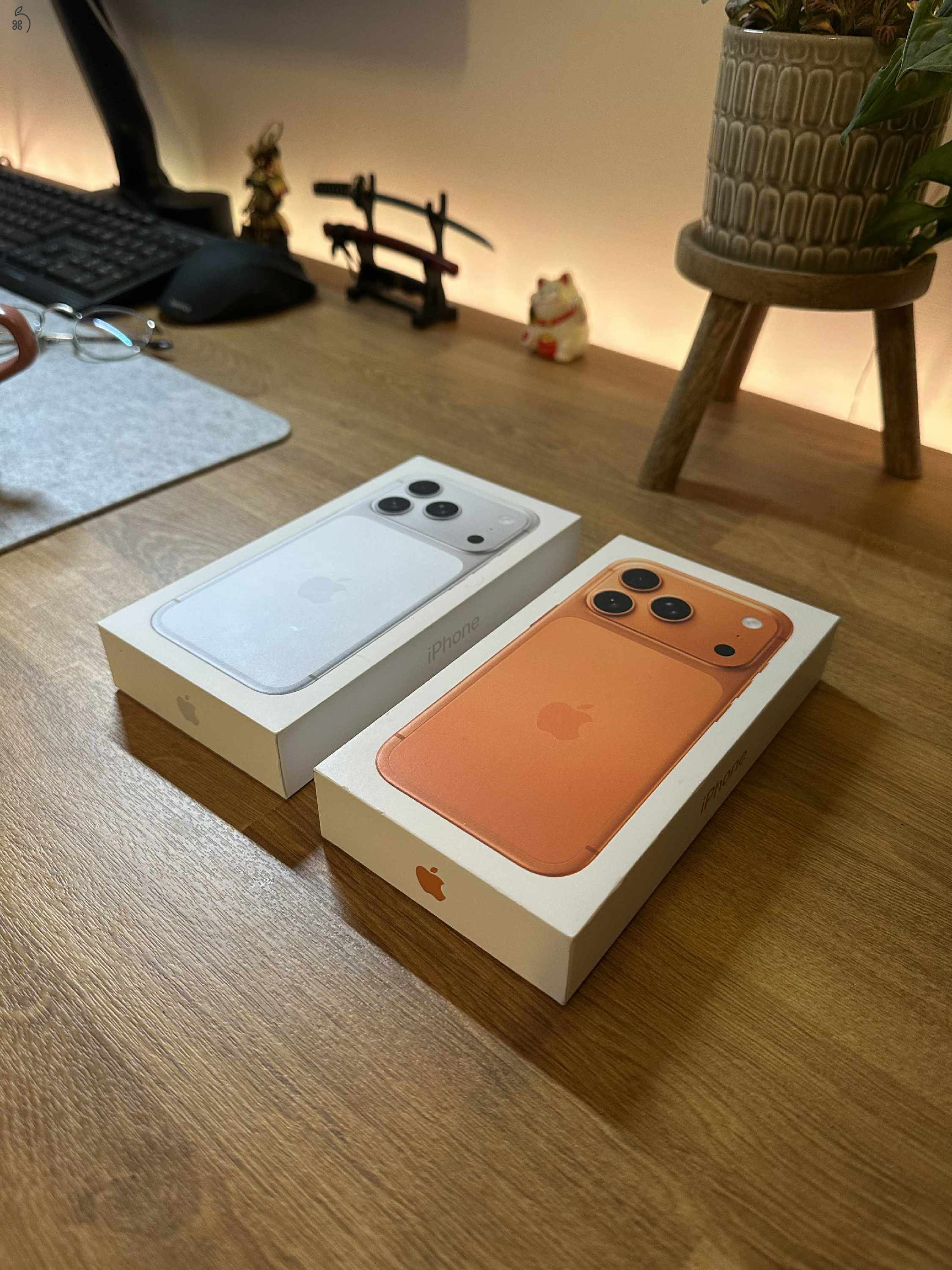 iPhone 17 Pro - 256 gb / Cosmic Orange szín  - Apple garanciás 