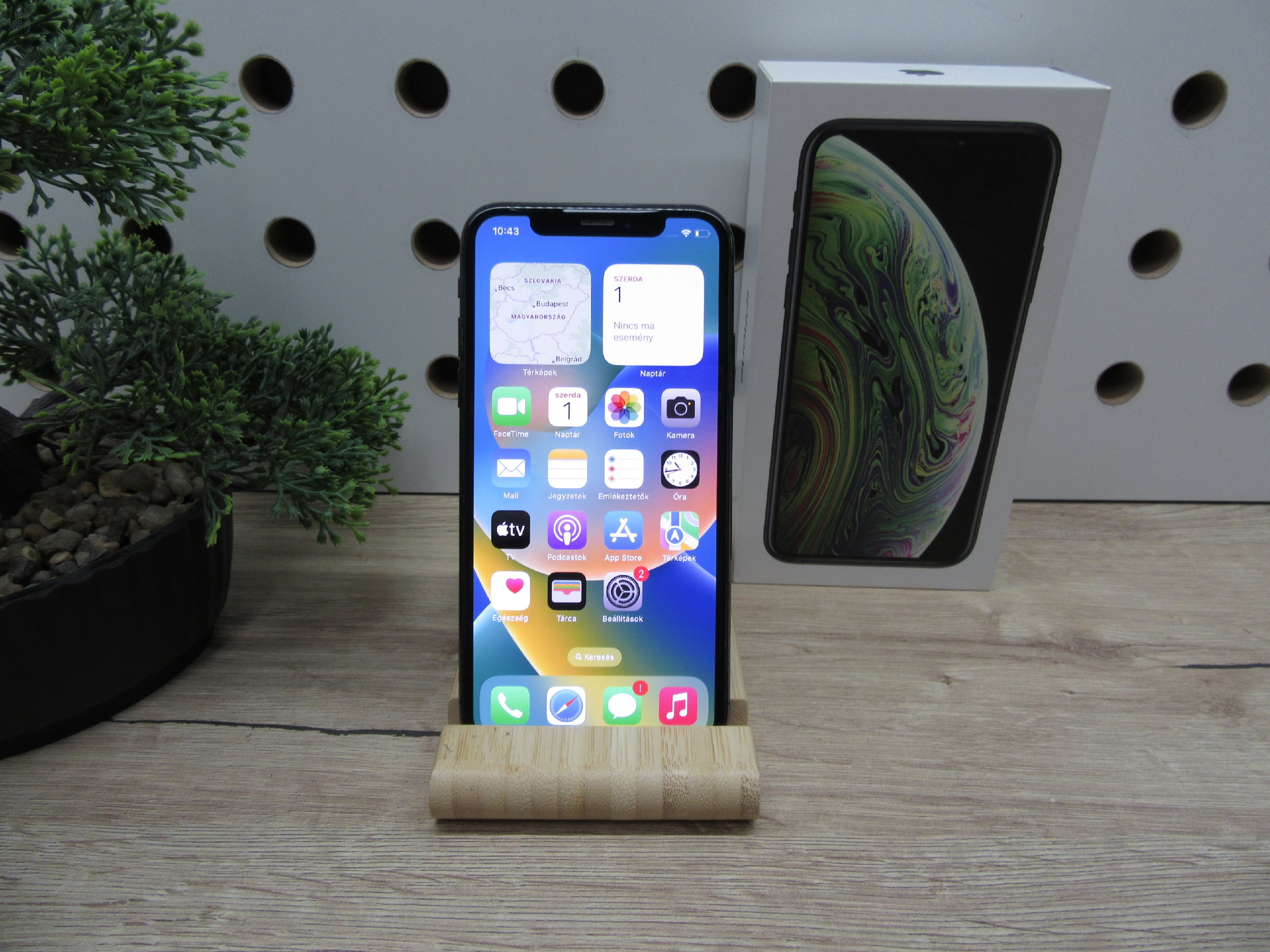 Apple iPhone X – Space Gray – Ikonikus dizájn, Face ID, OLED kijelző – 64 GB – Használt, megkímélt – 100% akku – Garancia 3 hónap