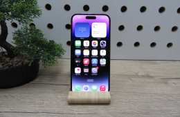 Apple iPhone 14 Pro Max – Purple (Deep Purple) – Dynamic Island, 120 Hz ProMotion, 48 MP Pro kamera – 128 GB – Használt, szép állapot – 100% akku – Garancia 3 hónap