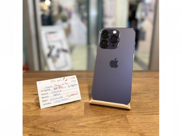 Apple iPhone 14 Pro - 128 GB – Deep Purple – Akku 100%  E-SIM ( 23.)