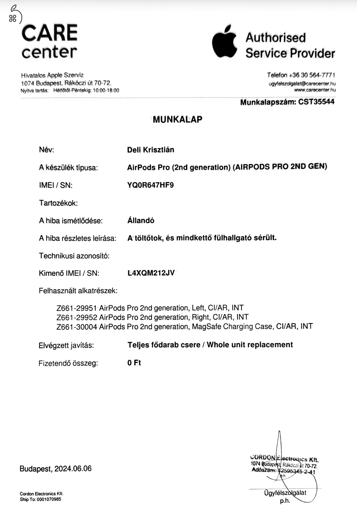 Apple AirPods Pro 2. generáció
