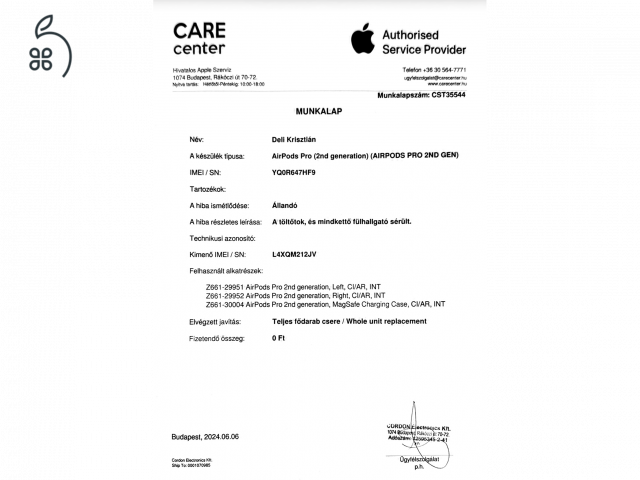 Apple AirPods Pro 2. generáció