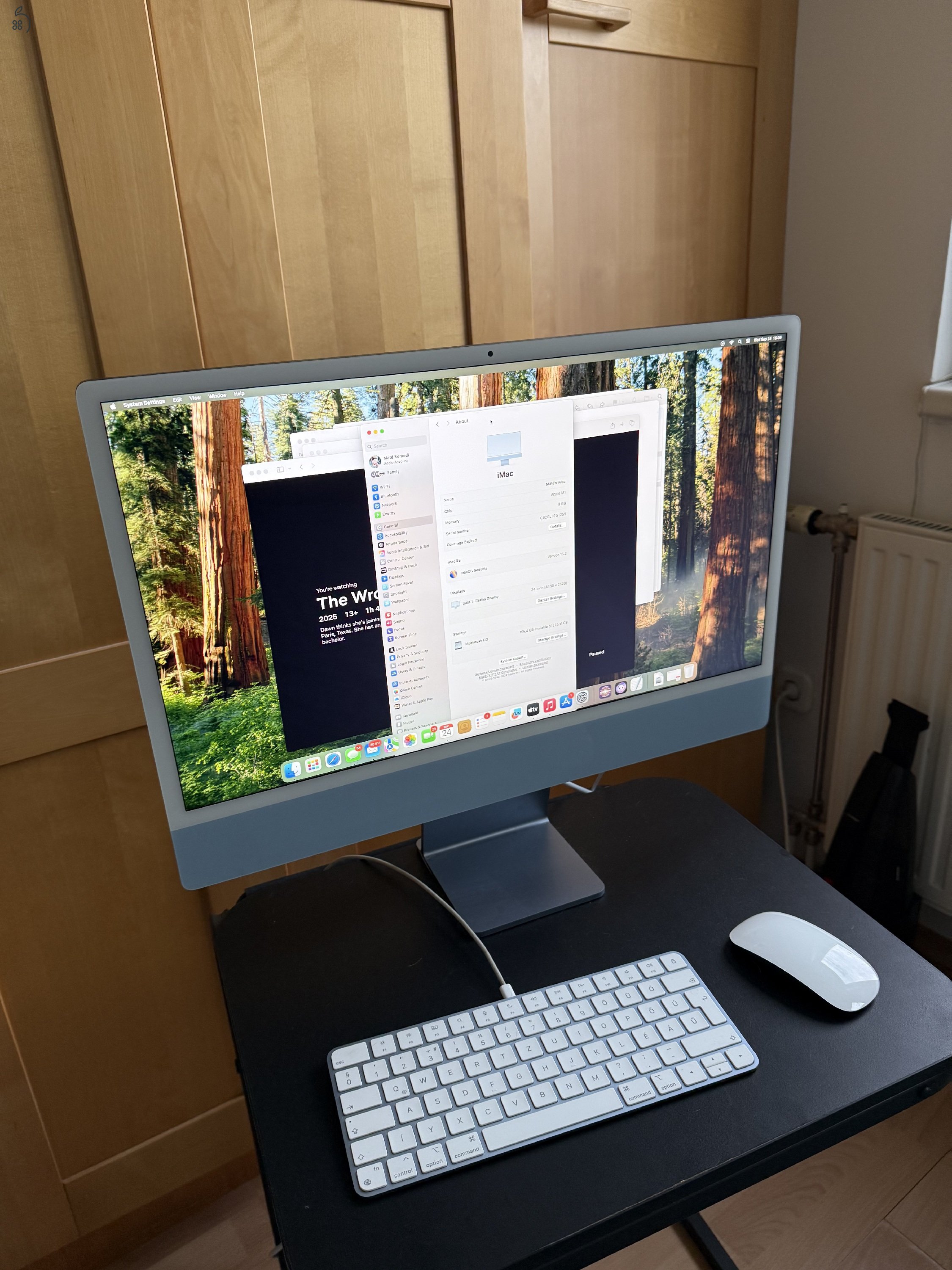iMac M1 ‘24 256 GB SSD kék
