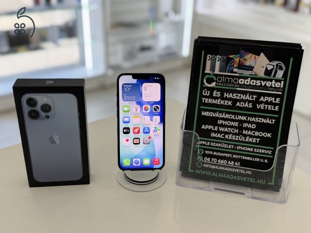 iPhone 13 Pro 256GB Független Használt/1-3 hónap gar./Akku 100%/p4480