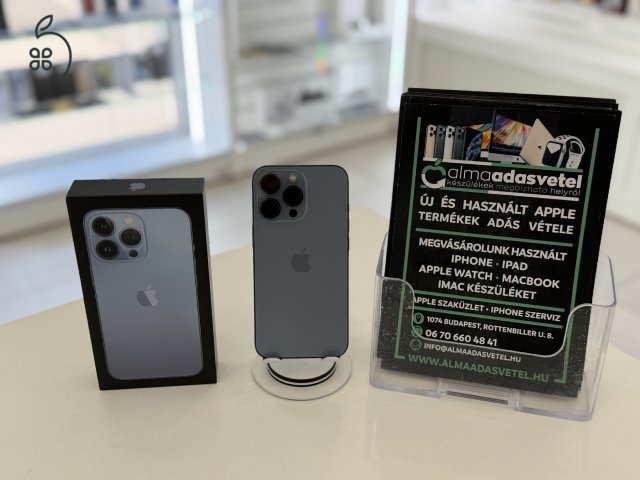 iPhone 13 Pro 256GB Független Használt/1-3 hónap gar./Akku 100%/p4480