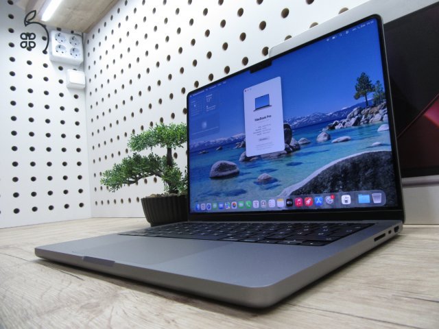 Apple MacBook Pro 14 (2023, M2 Pro) – Liquid Retina XDR, ProMotion 120 Hz – 16 GB / 500 GB – Használt, karcmentes – 97% akku (122 ciklus) – 3 hónap garancia