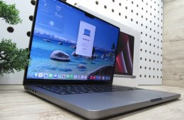 Apple MacBook Pro 14 (2023, M2 Pro) – Liquid Retina XDR, ProMotion 120 Hz – 16 GB / 500 GB – Használt, karcmentes – 97% akku (122 ciklus) – 3 hónap garancia