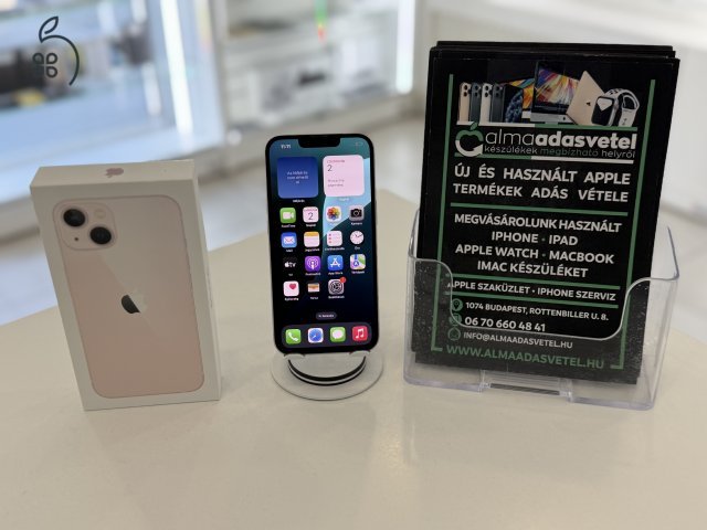 iPhone 13 128GB Független Használt/1-3 hónap gar./Akku 85%/p4481