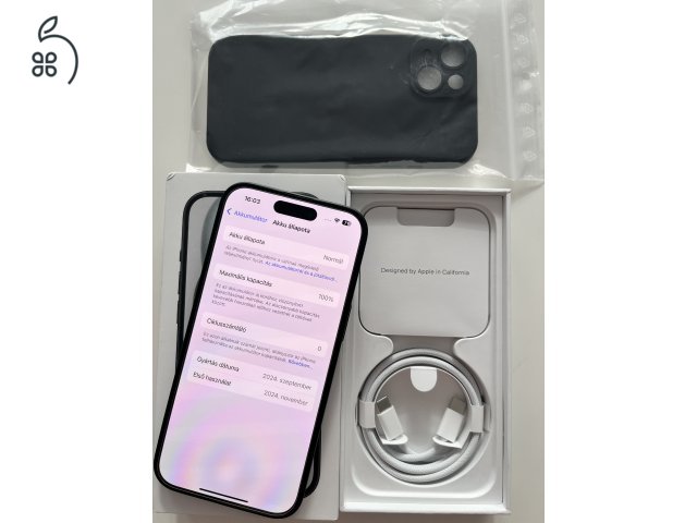 iPhone 15 128GB Új! 0 töltési ciklus!