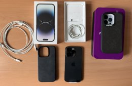 VADONAT ÚJ! iPhone 14 Pro Space Black 128GB 1 ÉV Garancia 