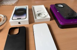VADONAT ÚJ! iPhone 14 Pro Space Black 128GB 1 ÉV Garancia 