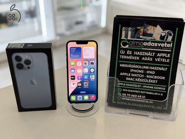 iPhone 13 Pro 128GB Független Újszerű/1-3 hónap gar./Akku 85%/p4482