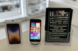 iPhone SE 64GB 2022 3Gen. Újszerű Független/1-3 hónap gar./Akku 84%6p4485