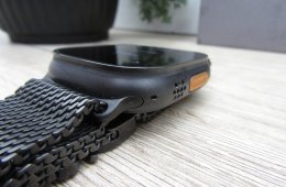 Apple Watch Ultra 2 – 49 mm – Titánium + szafír, 3000 nites kijelző – Használt, szép – 100% akku – Garancia 2025. 11. 21-ig