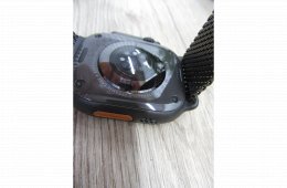 Apple Watch Ultra 2 – 49 mm – Titánium + szafír, 3000 nites kijelző – Használt, szép – 100% akku – Garancia 2025. 11. 21-ig
