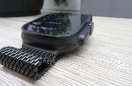 Apple Watch Ultra 2 – 49 mm – Titánium + szafír, 3000 nites kijelző – Használt, szép – 100% akku – Garancia 2025. 11. 21-ig