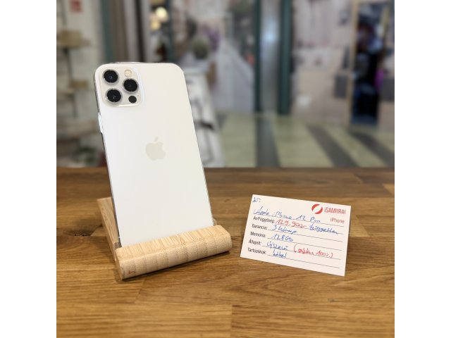 35. Apple iPhone 12 Pro - 128 GB - Ezüst - Új akku