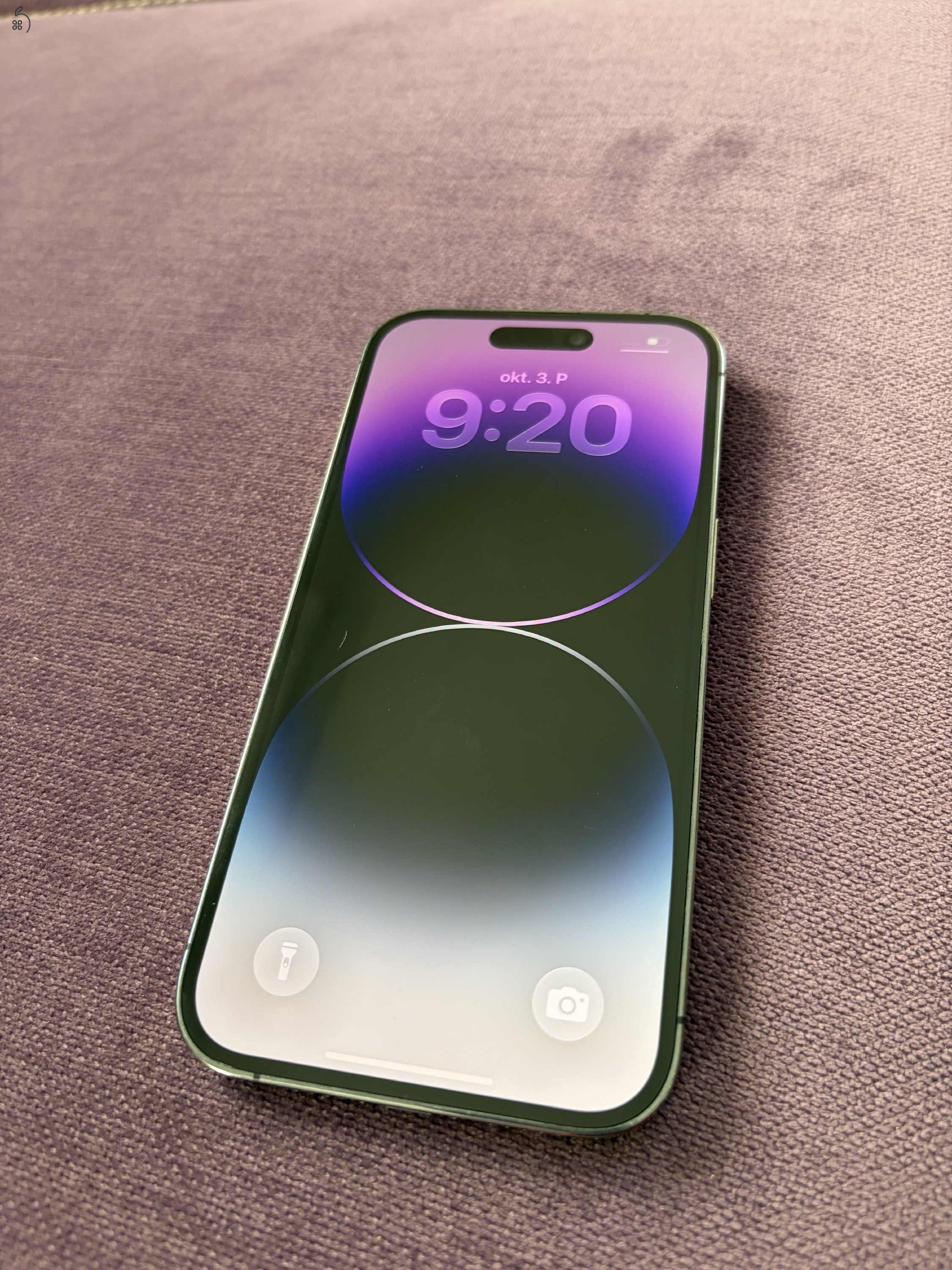 100% akku 14 iPhone Pro Deep Purple