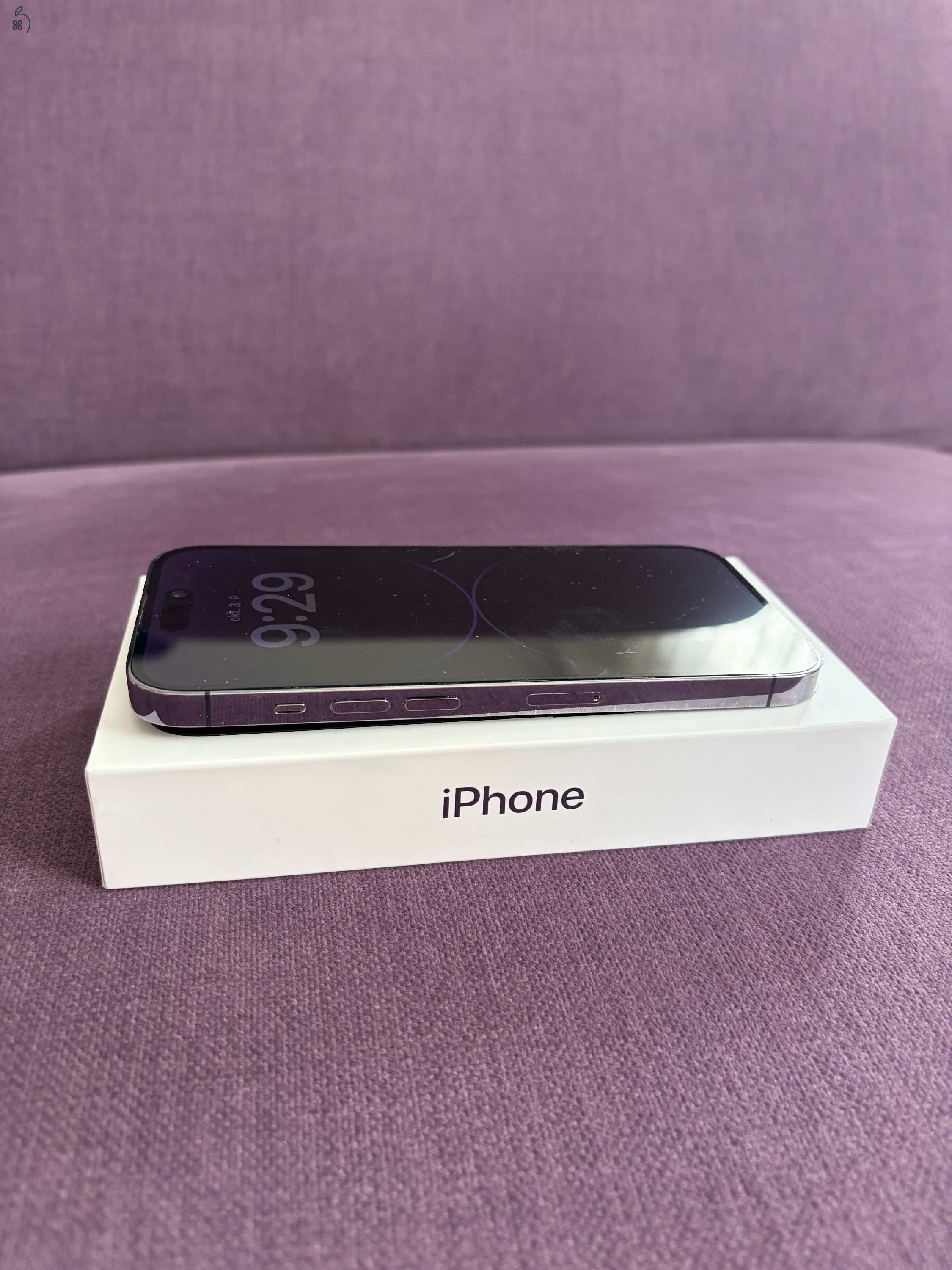 100% akku 14 iPhone Pro Deep Purple