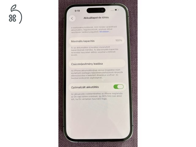 100% akku 14 iPhone Pro Deep Purple