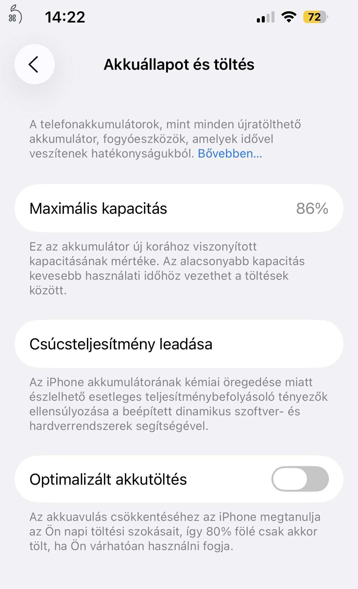 Apple iPhone 14 Pro — 256 gb (szép állapotban) 