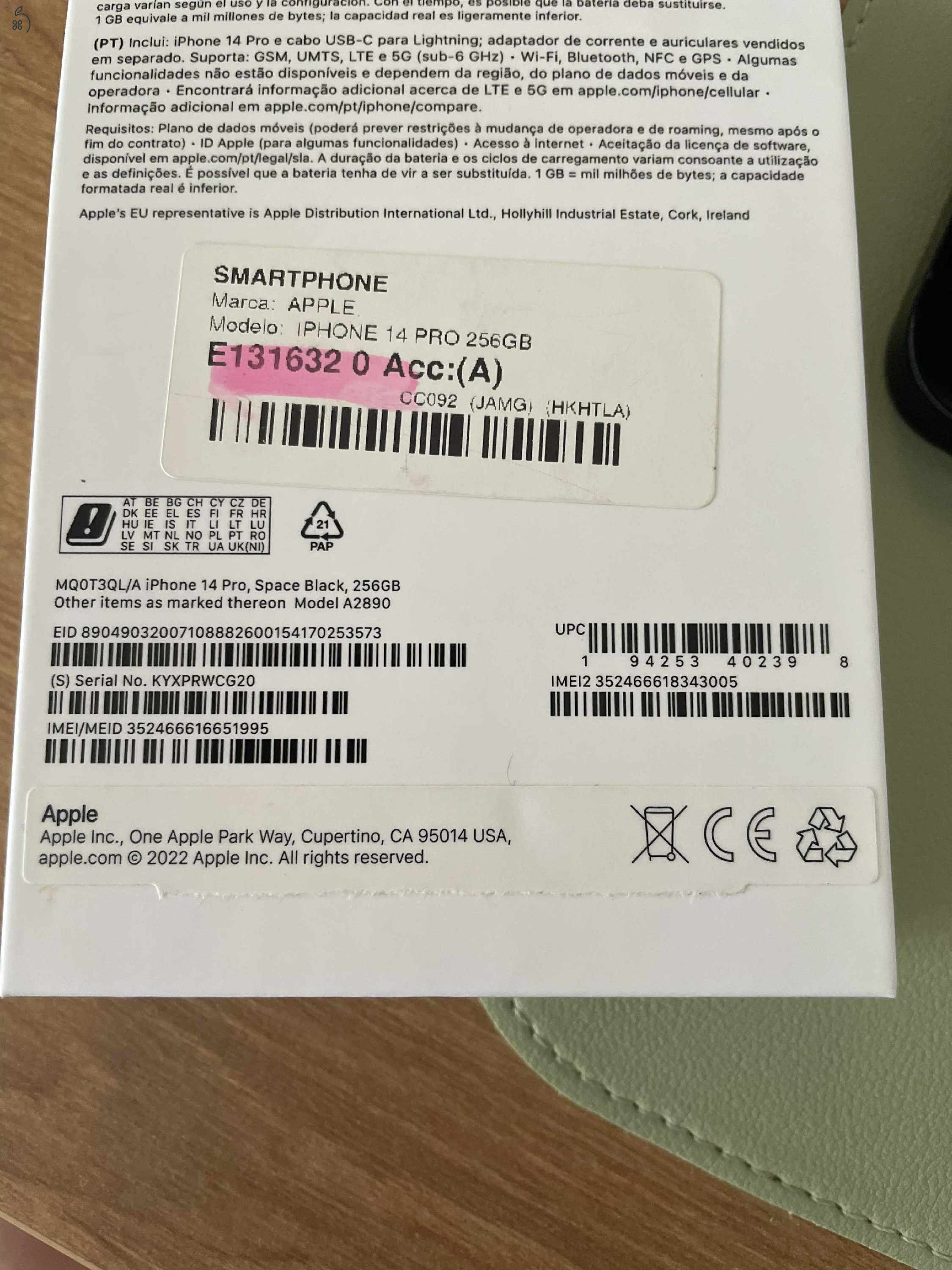 Apple iPhone 14 Pro — 256 gb (szép állapotban) 