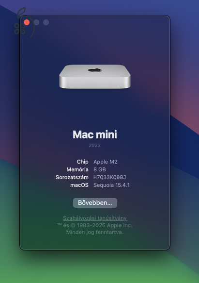 Apple Mac Mini 2023 M2 8/256GB