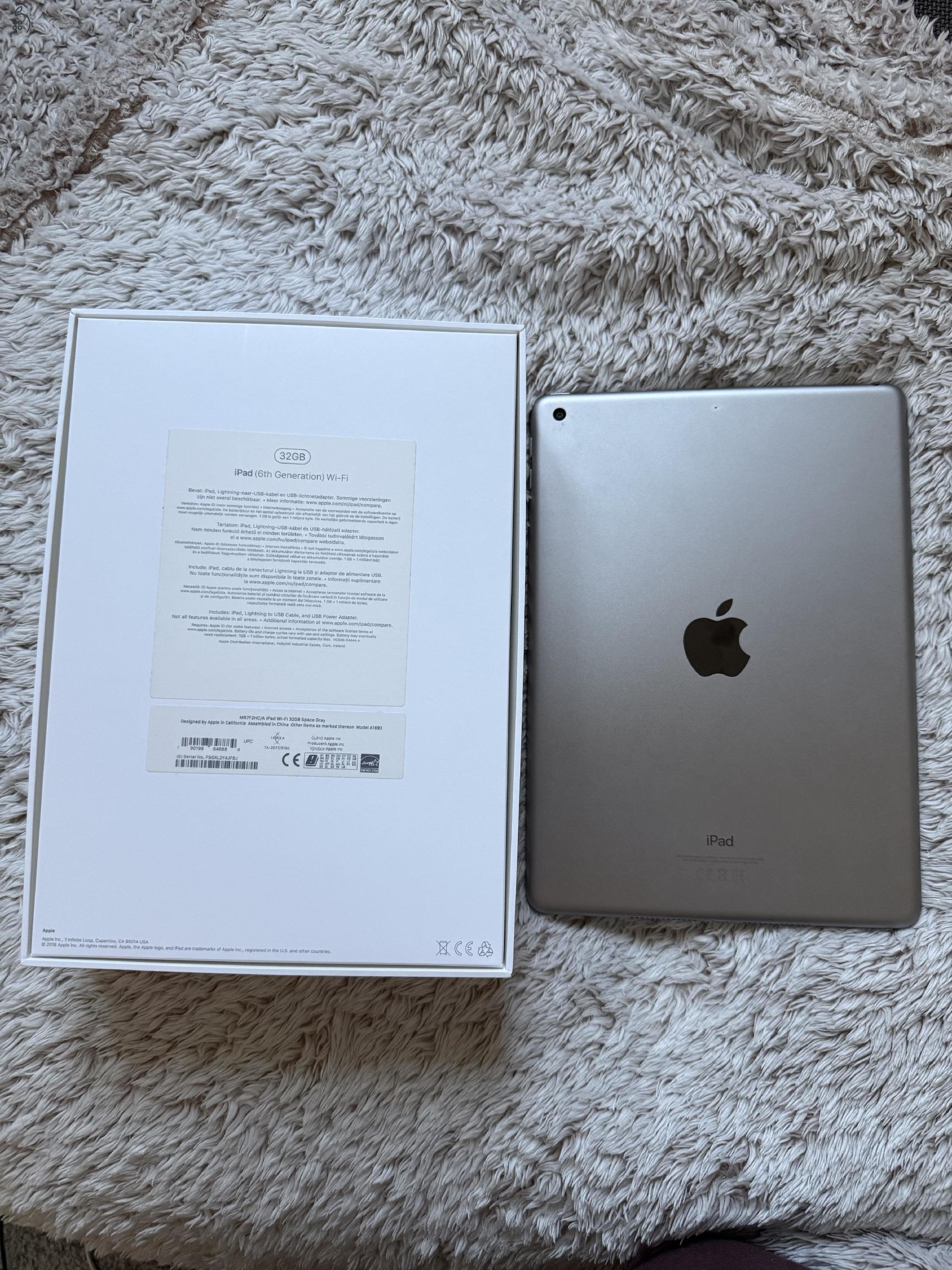 iPad 6th Gen (2018) 32gb, Wi-Fi, MR7F2HC/A