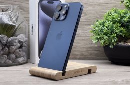 Hibátlan iPhone 15 Pro Max Blue Titanium 256GB 2 ÉV Garanciával Számlával 90% Akksi