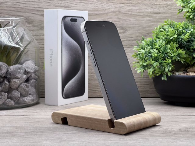 Hibátlan iPhone 15 Pro White Titanium 256GB 2 ÉV Garanciával Számlával 92% Akksi