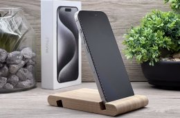 Hibátlan iPhone 15 Pro White Titanium 256GB 2 ÉV Garanciával Számlával 92% Akksi