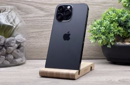 iPhone 14 Pro Max Space Black 128GB 2 ÉV Garanciával Számlával 93% Akksi