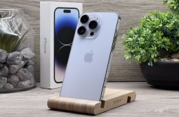 iPhone 14 Pro Silver 256GB 2 ÉV Garanciával Számlával 100% Akksi