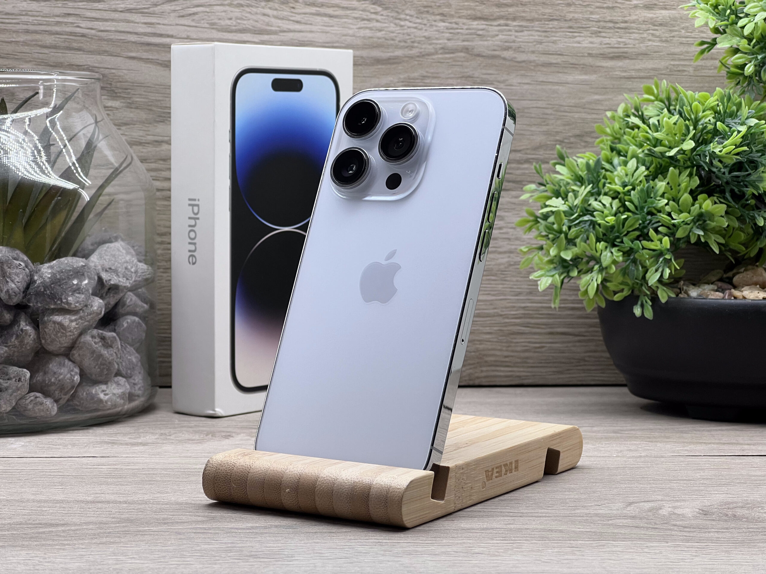 iPhone 14 Pro Silver 256GB 2 ÉV Garanciával Számlával 100% Akksi