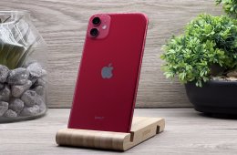 iPhone 11 Red 64GB 2 ÉV Garanciával Számlával 93% Akksi