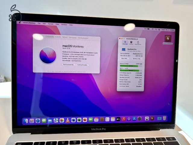 Karcmentes MacBook Pro 13 2016 Silver 256Gb