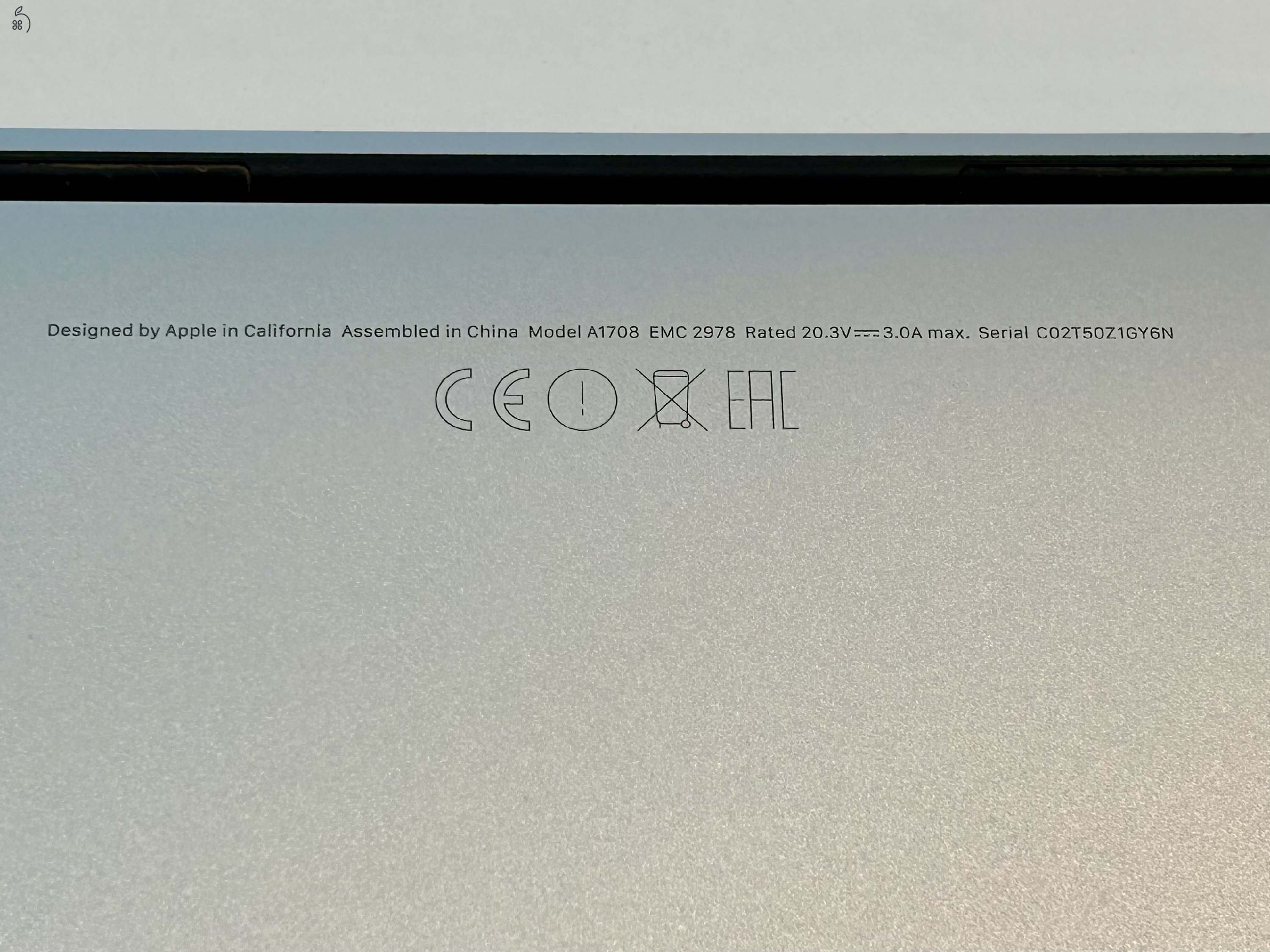 Karcmentes MacBook Pro 13 2016 Silver 256Gb