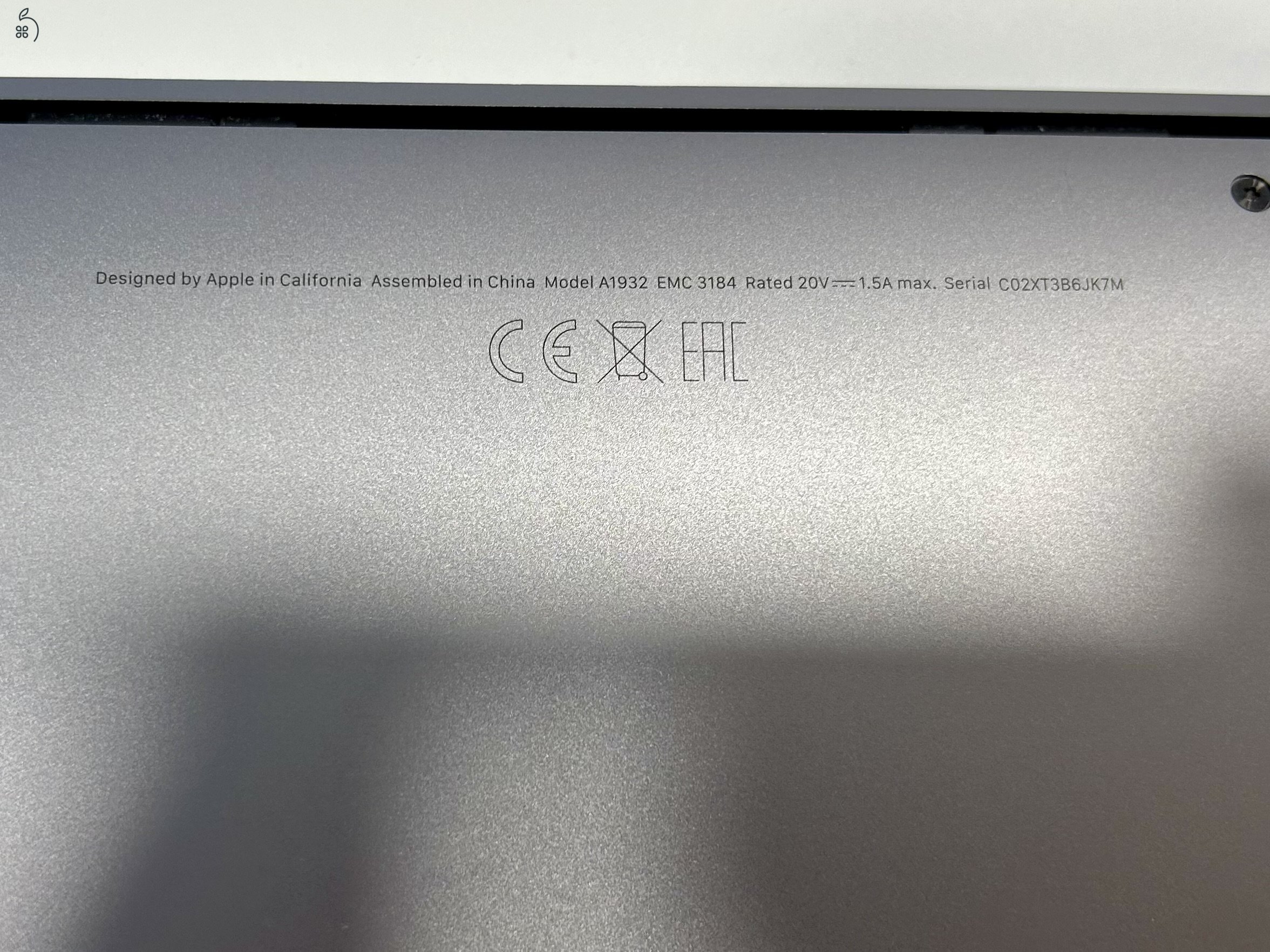 Szép! MacBook Air 256Gb Space Grey 2018