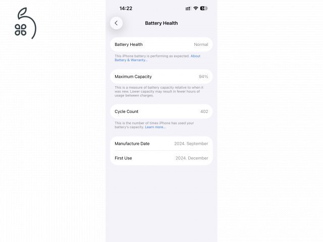 iPhone 16 256GB Ultramarin - újszerű állapot, garanciával 2025 decemberig