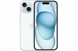 !! 1 ÉV GARANCIA !! Apple iPhone 15 256 GB Blue 100%