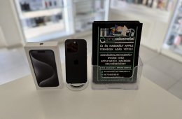 iPhone 15 Pro 128GB Független Újszerű/1-3 hónap gar./Akku 88%/p4486