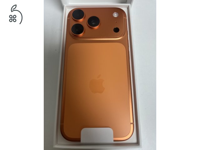 IPHONE 17 PRO NARANCS 256GB, 3 év garanciával, bontott,aktiválatlan, űzletből, beszámitás lehetséges