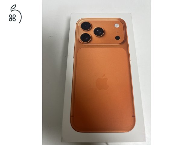IPHONE 17 PRO NARANCS 256GB, 3 év garanciával, bontott,aktiválatlan, űzletből, beszámitás lehetséges