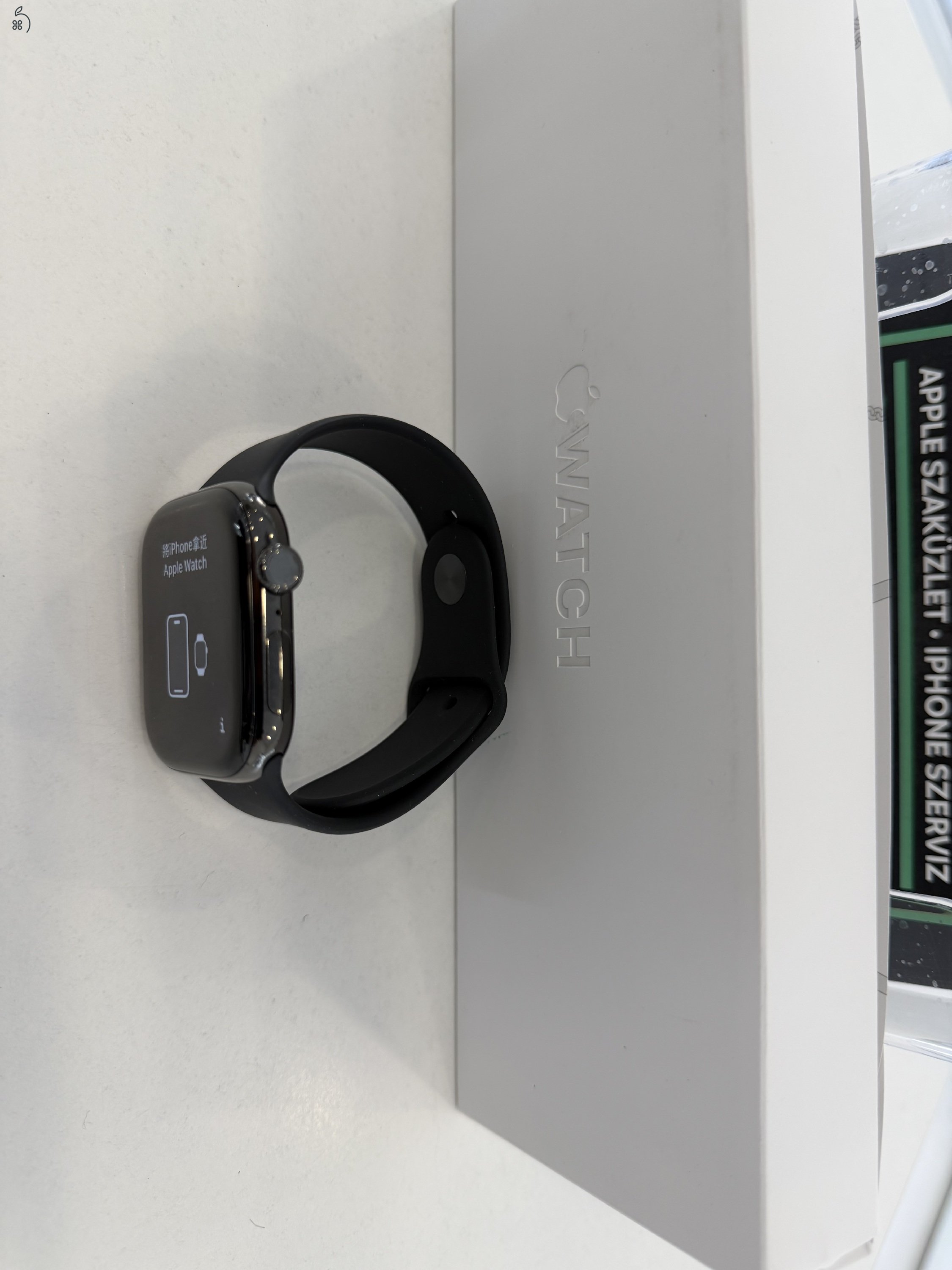Apple Watch 10 46mm TITÁNIUM Hibátlan/2026.09.18.Apple Gar./Akku 100%/p4490