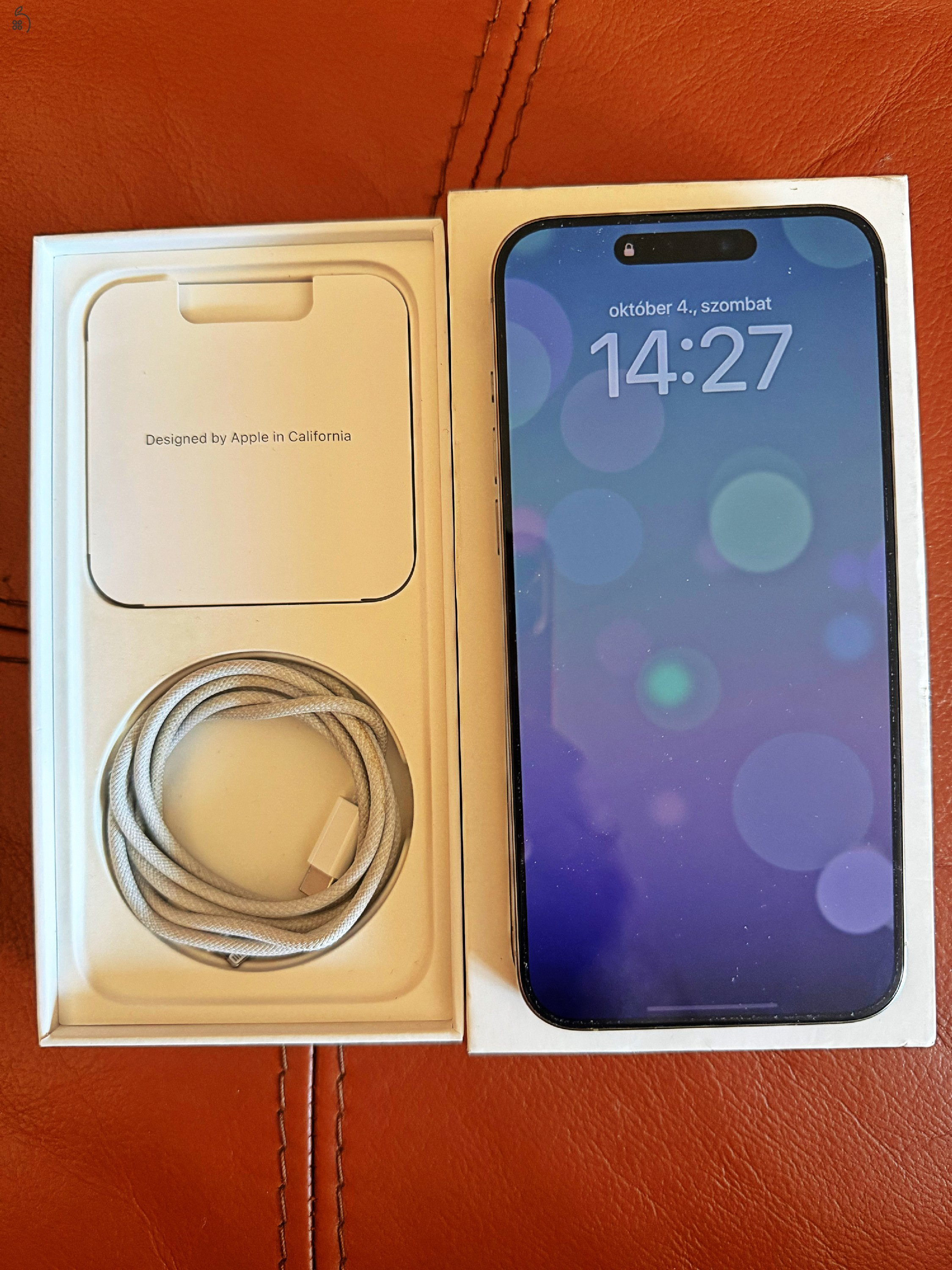 ELADÓ IPHONE 15 PRO MAX 256GB 1 ÉV GYÁRI GARANCIÁVAL! HIBÁTLAN, KACRMENTES ÁLLAPOTBAN