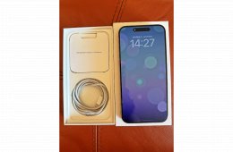 ELADÓ IPHONE 15 PRO MAX 256GB 1 ÉV GYÁRI GARANCIÁVAL! HIBÁTLAN, KACRMENTES ÁLLAPOTBAN