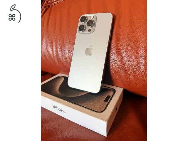 ELADÓ IPHONE 15 PRO MAX 256GB 1 ÉV GYÁRI GARANCIÁVAL! HIBÁTLAN, KACRMENTES ÁLLAPOTBAN