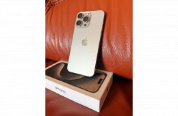 ELADÓ IPHONE 15 PRO MAX 256GB 1 ÉV GYÁRI GARANCIÁVAL! HIBÁTLAN, KACRMENTES ÁLLAPOTBAN