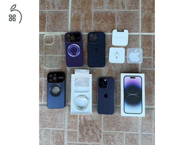 iPhone 14 Pro Depp Purple 128GB eladó! 